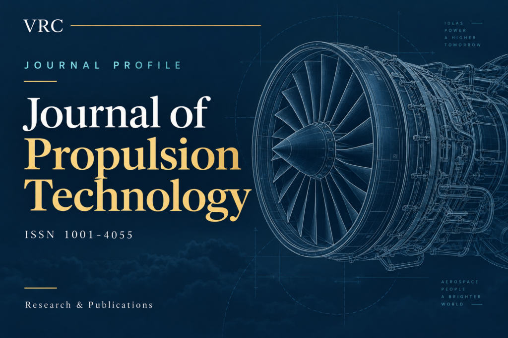 VRC journal profile: Journal of Propulsion Technology, ISSN 1001-4055, with a turbine illustration.