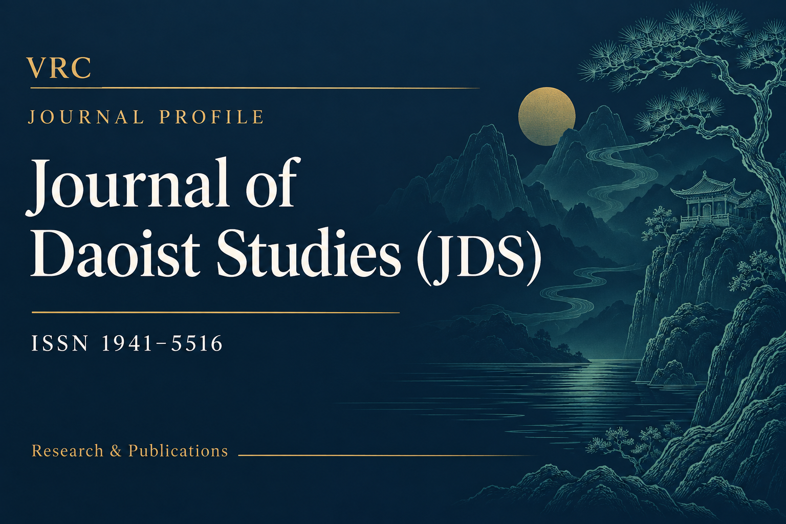 VRC journal profile: Journal of Daoist Studies (JDS), ISSN 1941-5516.
