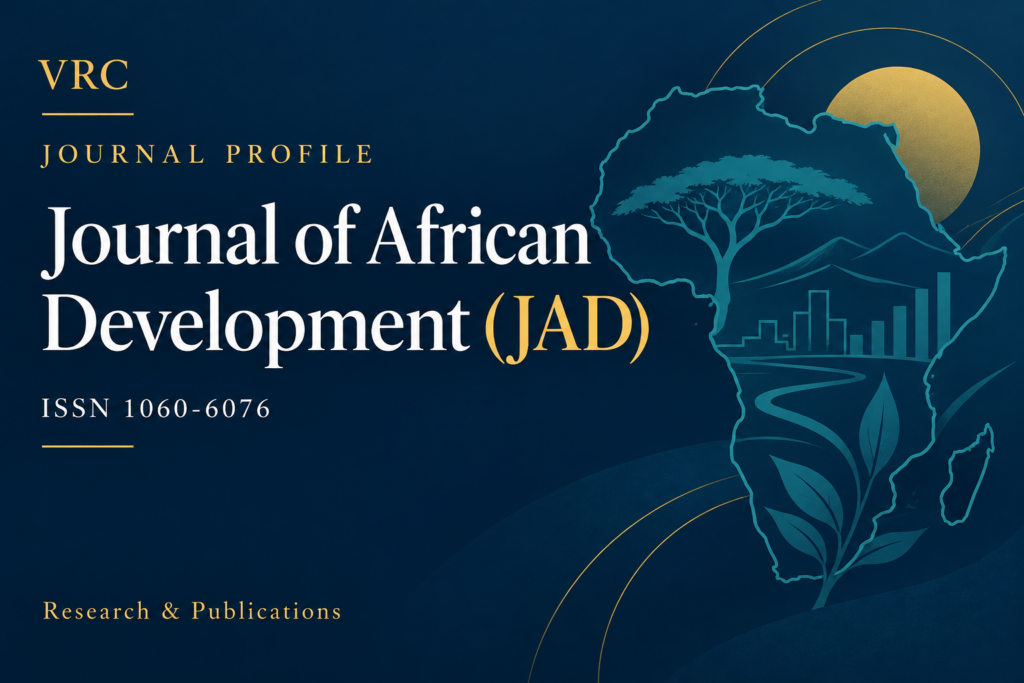 VRC journal profile: Journal of African Development (JAD), ISSN 1060-6076.