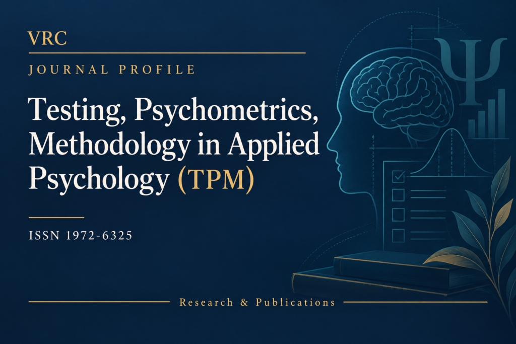 VRC journal profile: Testing, Psychometrics, Methodology in Applied Psychology (TPM), ISSN 1972-6325.