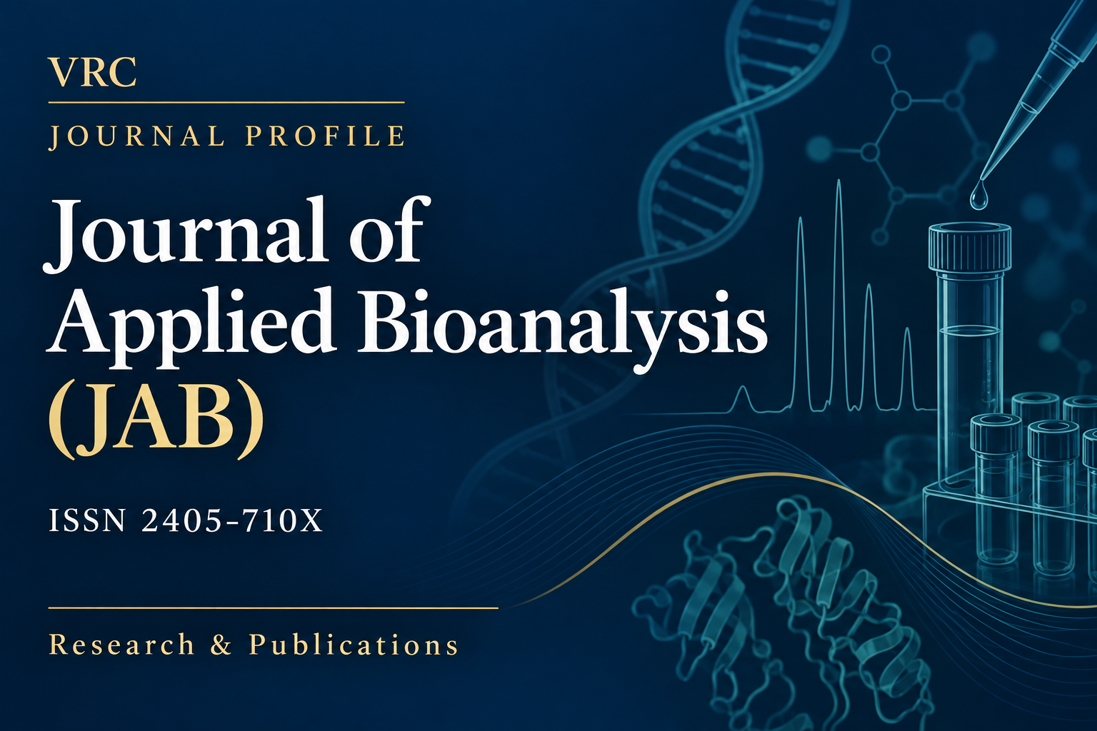 VRC journal profile: Journal of Applied Bioanalysis (JAB), ISSN 2405-710X.