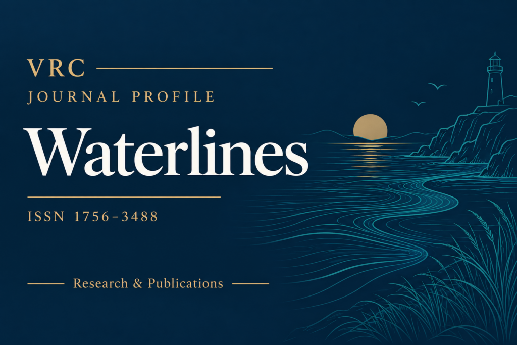 VRC journal profile: Waterlines, ISSN 1756-3488.
